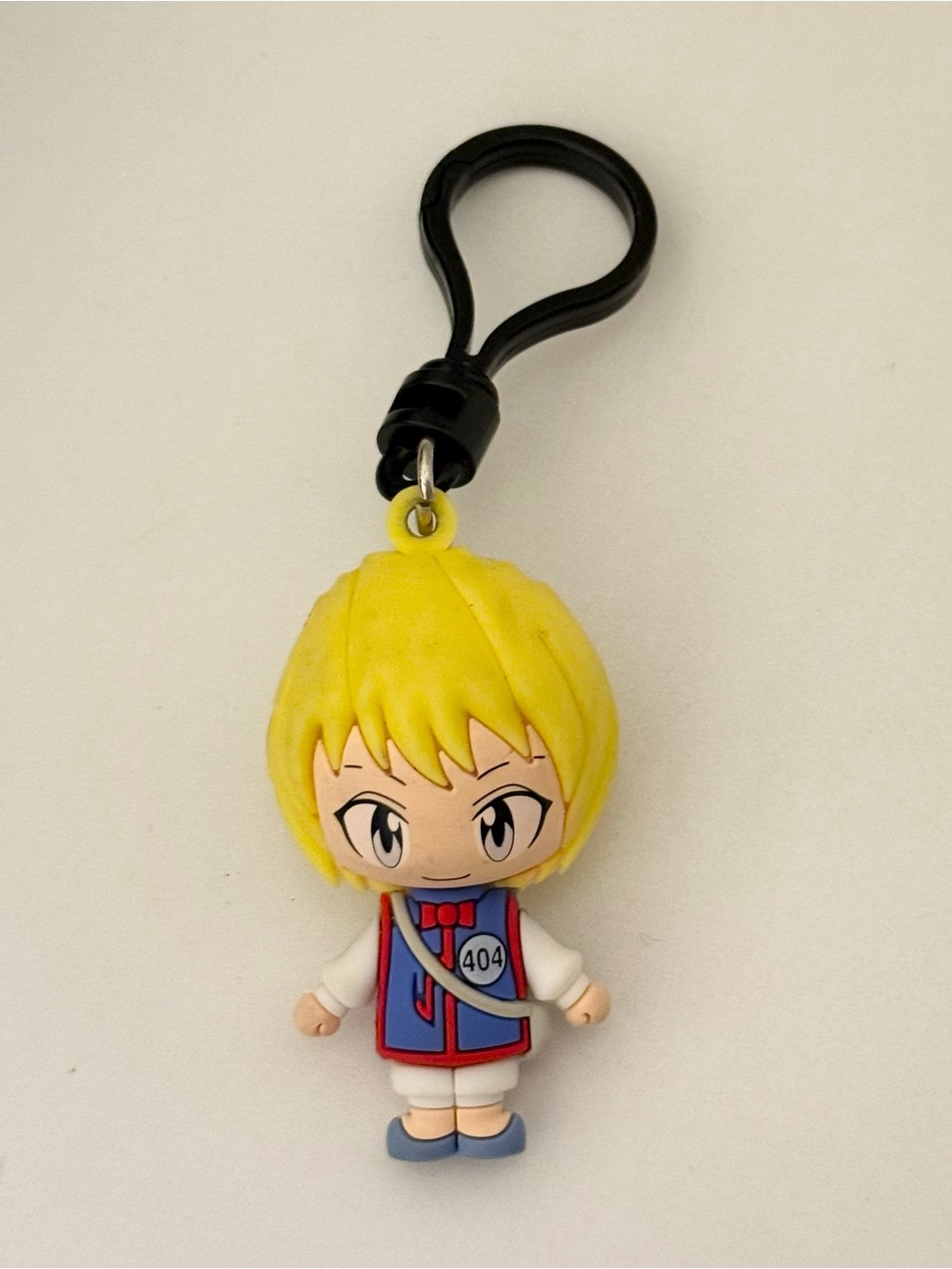 Anime official collectible hunter x hunter rubber keychain kurapika